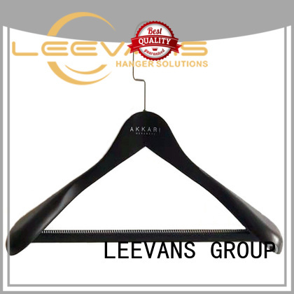 LEEVANS Top coloured wooden coat hangers company for skirt