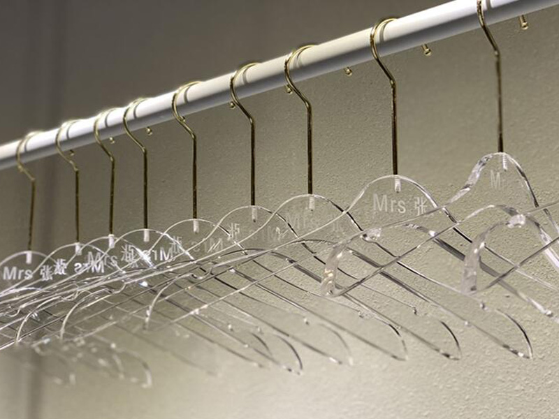 LEEVANS Custom clear acrylic hangers company for suits-7