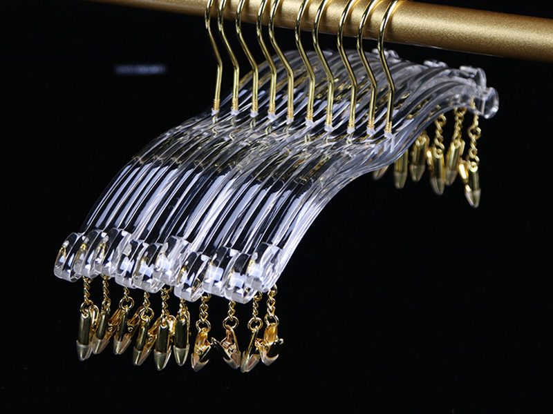 LEEVANS customized clear acrylic hangers for business for suits