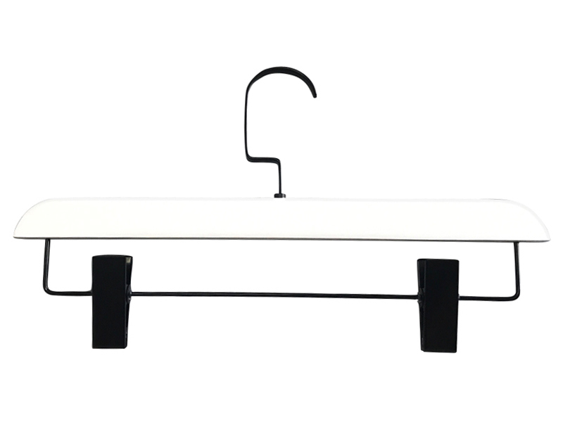 Custom wooden coat hangers with clips pant Suppliers for pants