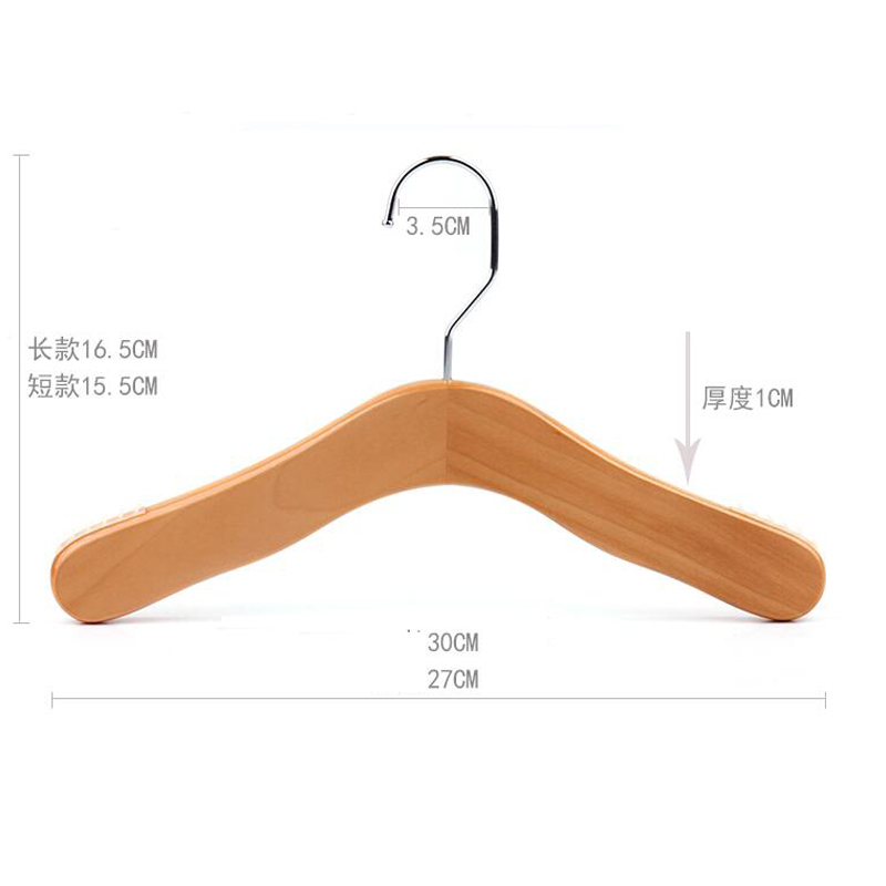 LEEVANS High-quality dark wood coat hangers Supply for pants