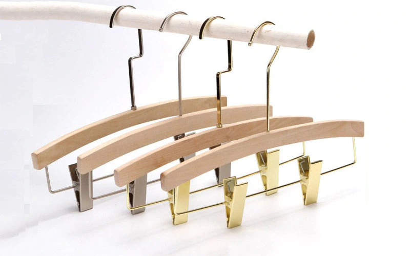 Latest wooden baby clothes hangers for business