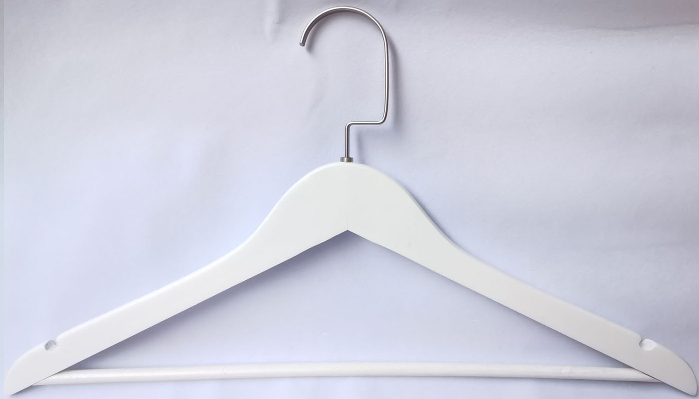 White Hanger With Bottom Rod