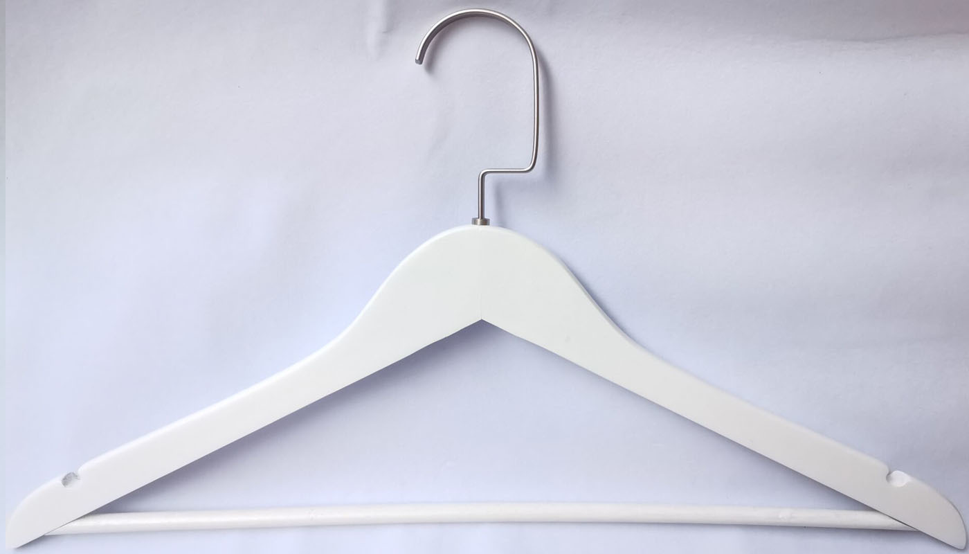White Hanger With Bottom Rod