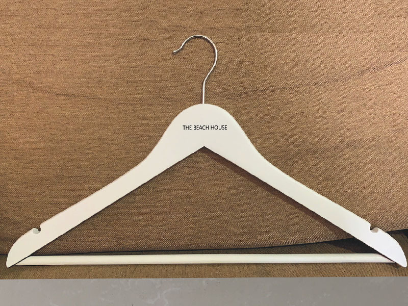 Personalised Wooden Coat hangers For Suits In Black Color