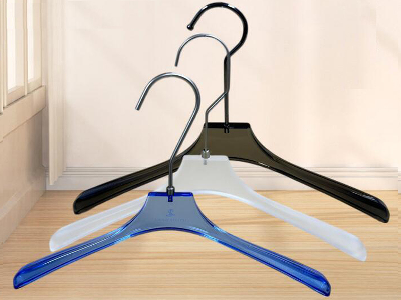 High quality plexi galss acrylic hanger ,top hanger