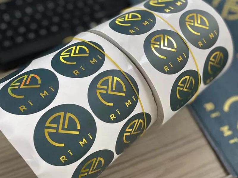 product-Custom Printed Logo Labels for Packaging, Sticker Printing , Roll Label Round Stickers-LEEVA
