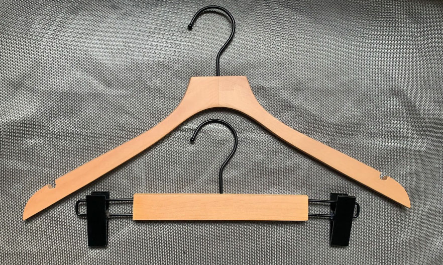 product-Natural wooden hanger ,customized wooden hanger-LEEVANS-img