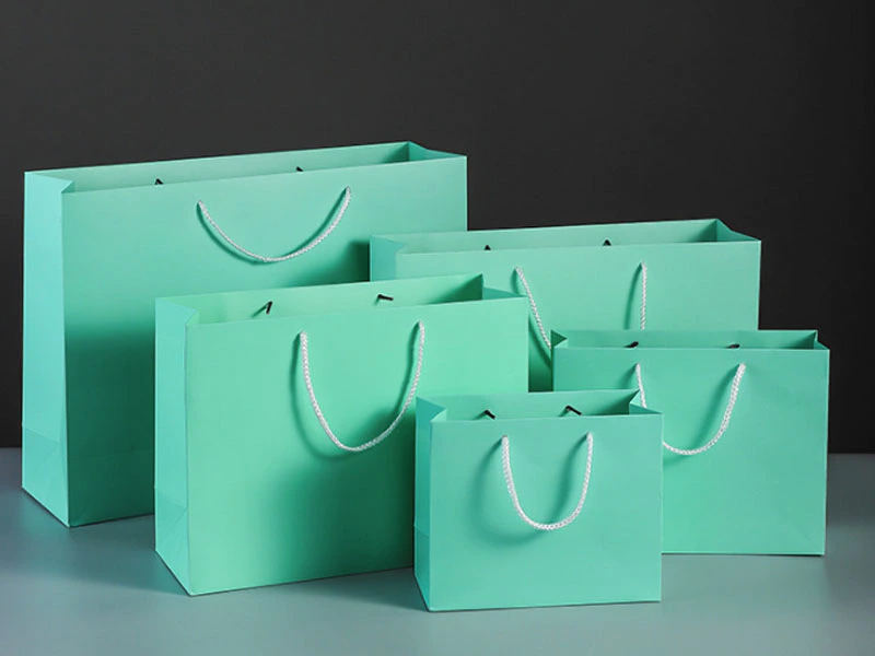 Custom color paper bag ,shopping bag with brand logo