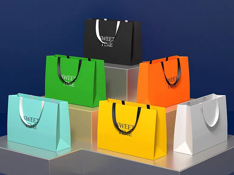 product-Luxury carboard material bag ,paper bag with logo ,custom bag-LEEVANS-img