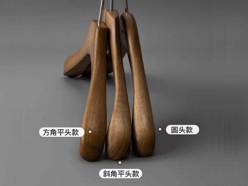 product-Brown color wooden hanger , custom wooden hanger-LEEVANS-img