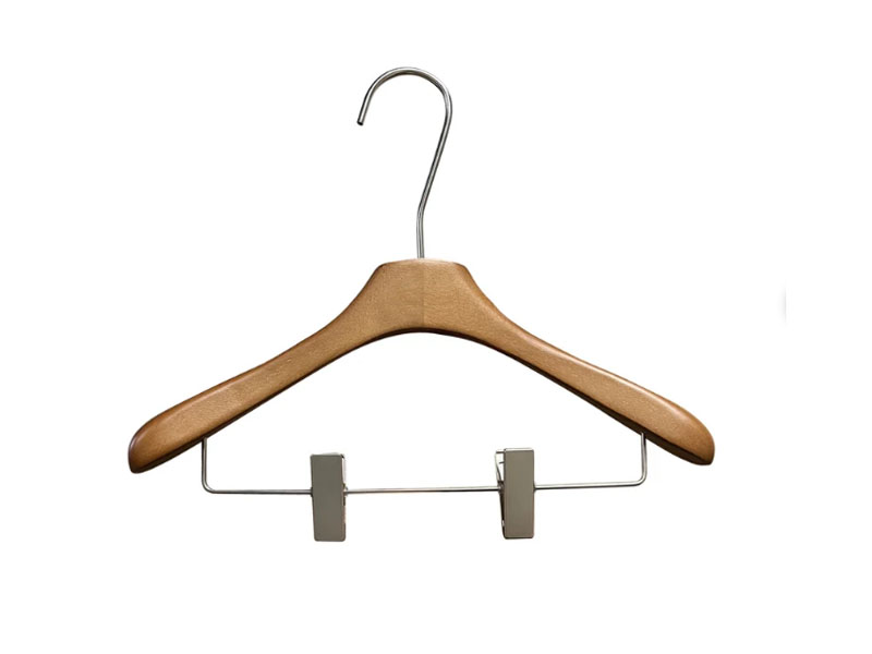 product-LEEVANS-Natural and eco-friendly wooden hanger with custom logo-img