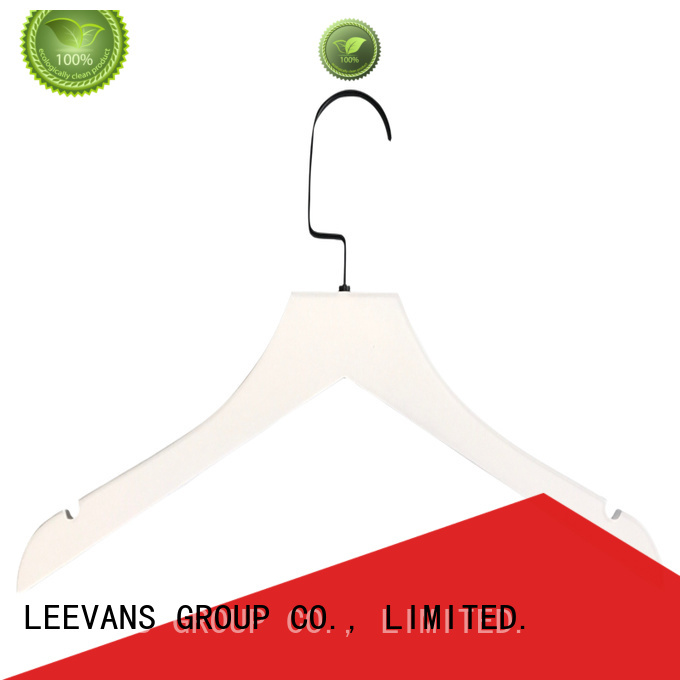 LEEVANS High-quality best wooden coat hangers company for trouser