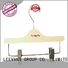Wholesale large wooden hangers children company for trouser