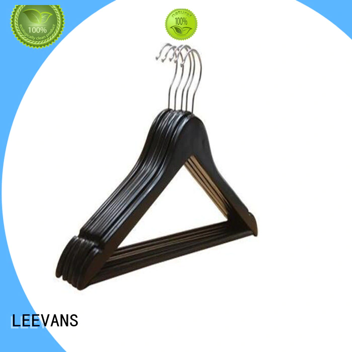 LEEVANS Wholesale buy wooden clothes hangers for business for clothes