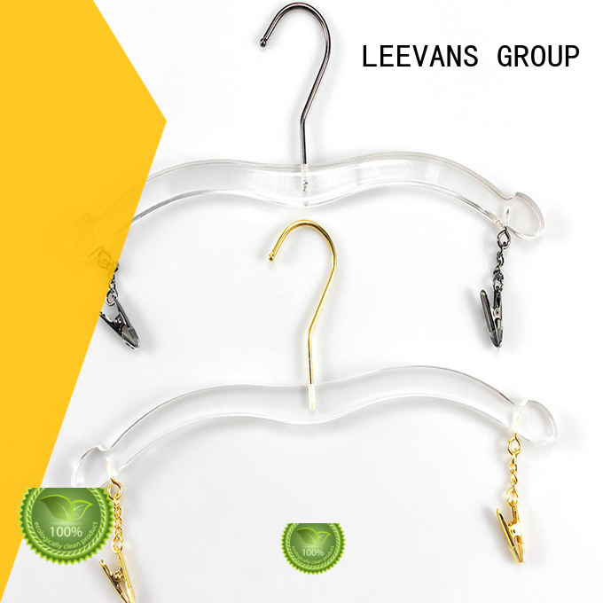 LEEVANS oem acrylic hanger supplier for suits