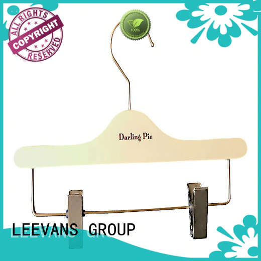 LEEVANS slip high quality wooden hangers Supply for clothes