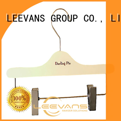 LEEVANS Top black wooden hangers wholesale company for clothes