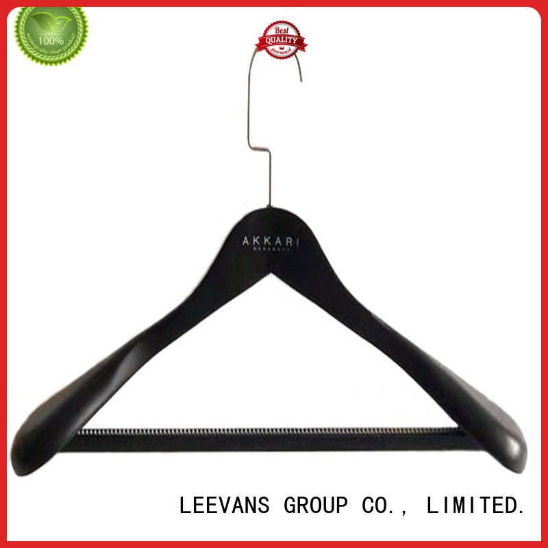 LEEVANS High-quality wooden dress hangers Suppliers for clothes