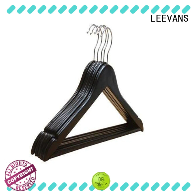 LEEVANS High-quality flat wooden hangers Supply for clothes